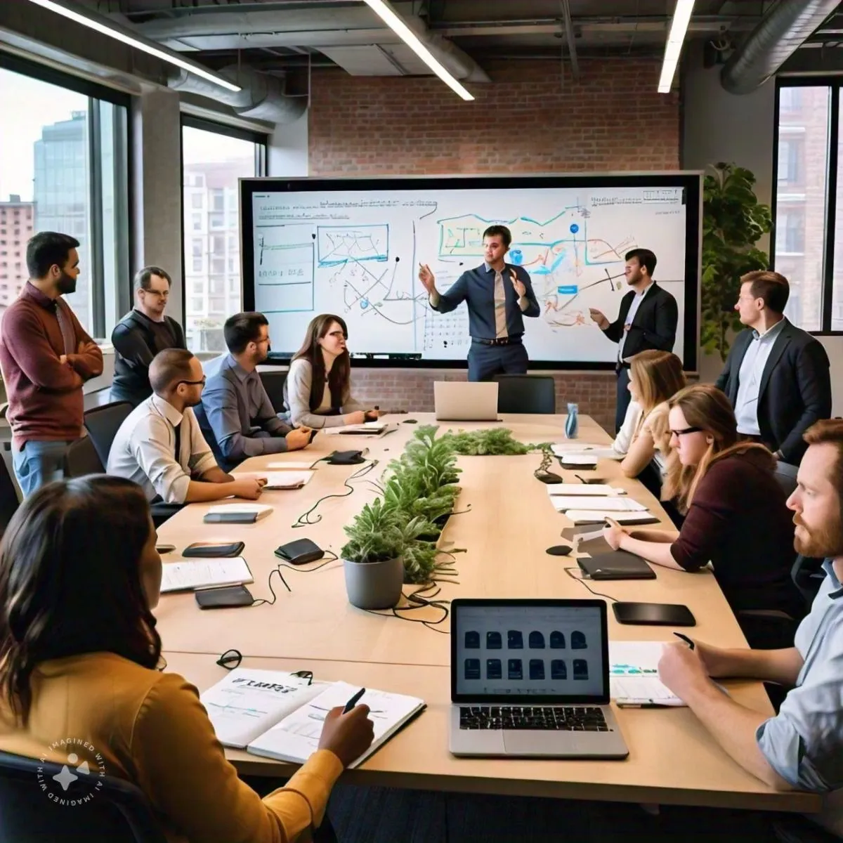 riunione boardroom coesa